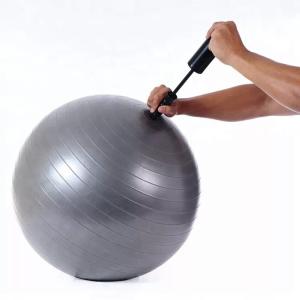 China Antiwear Odorless Blowing Up Exercise Ball , Nonslip Yoga Ball For Back factory