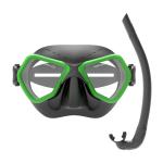 Professional Grade Free Diving Mask and Snorkel Set with Anti-Fog Toughened