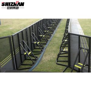 China Event Pedestrian Temporary Crowd Control Barriers Steel Portable Folding Safety factory