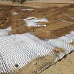 PP Plastic Biaxial Geogrid Needle Punch Composite Geotextile