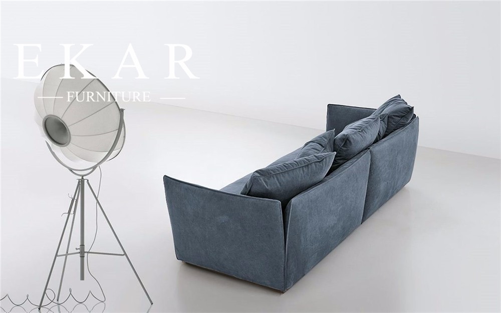 European Modern Simple Style Home Furniture Genuine Leather Sofa Sets Design