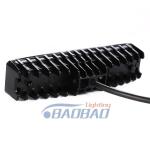 48W Black Rectangle Waterproof LED Work Light Headlight For Car Truck
