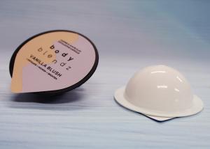 China Plastic Small Container Pods For Facial Cleansing Fluid In Round Bottom Shape factory