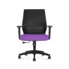 Buy cheap Mid Back Steel Frame Mesh Office Swivel Chair Nylon Purple Backrest Ergo from wholesalers