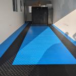 Impact Resistant Garagetrac Flooring 18mm Diamond Tread Garage Tiles