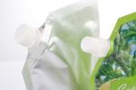 Green Sliver Food Grade 500ml Spout Bag Flip Top Lid