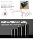 Faradyi Customized High Torque Brushless Dc Motor 12V 24V Waterproof Electric