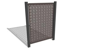 China Square Aluminium Profile Gate Fireproof Outdoor Aluminum Estate Gates factory