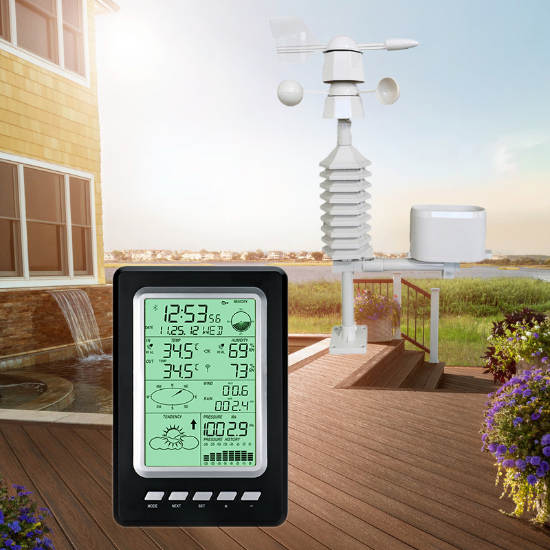 OEM Outdoor Temperature Range -40 To 60 °C Wireless Weather Station With OBM Support
