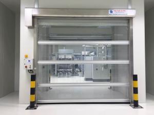 China Strong Wind - Bar Security Rolling Shutters 120mm * 120mm Dust - free Area factory