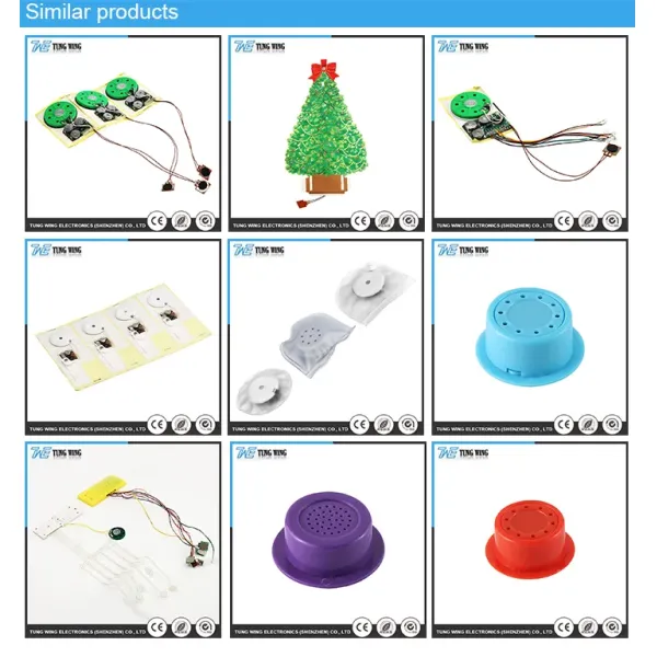 Waterproof Sound Module with Customizable Sound Duration and Replaceable Battery for Greeting Cards and Toys