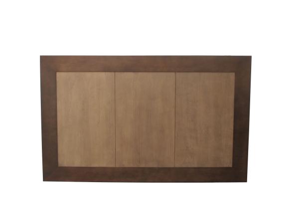 2-tone finish wooden veneer king/queen/double headboard for hotel bedroom