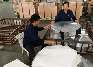 China High Strength Deep Drawn Aluminum Round Circle Anodizing For Fat Fryers factory