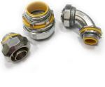 Small Liquid Tight Straight Connector , 1/2" Liquidtight Flexible Metal Conduit