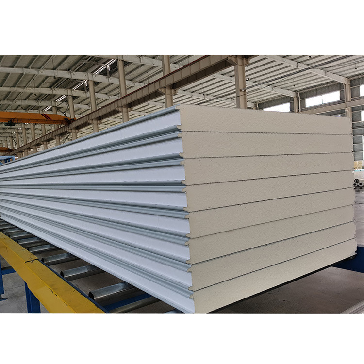 WHITE Professional Steel Thickness 0.4-0.8mm Cam Lock PU Sandwich Panel for Cold Room