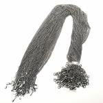 Love Wish Pearl Silver Plated Iron Chains DIY Jewelry Necklace