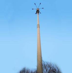 China Simple Structure Q345 Monopole Communication Tower factory