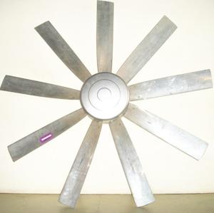 China Direct Motor Type Axial Flow Fan , Warehouse Ceiling Fans Aluminum Material factory