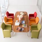 Luxury Folding Modern Classic Office Chair Robber Legs Commercial Furniture