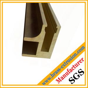 China rail brass extrusion sections factory