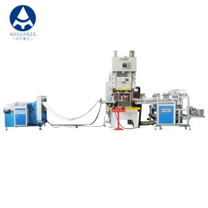 China Automatic Aluminum Foil Lunch Box Production Line 3 Cavity 4 Cavity factory