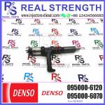 Diesel Common Rail Fuel Injector 095000-6120 For Komatsu PC600 Excavator 6261-11