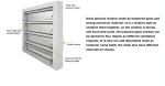 Aluminium Frame Glass Jalousie Windows Powder Coating Glass Louver Windows