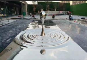 China Metal Landscape Sculpture，Outdoor Statues And Sculptures For Plaza Decoration factory