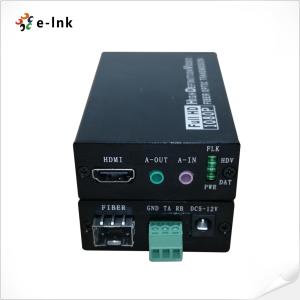 China HDMI Video Converter Bidirectional Stereo Audio RS232 Over Fiber Optic Extender factory