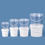 1L 1.5L 2L 3L 5L Customized PP Round Plastic Bucket for Cotton Candy Cookie