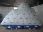 Water Park Inflatable Water Iceberg / Inflatable Water Climbing Wall