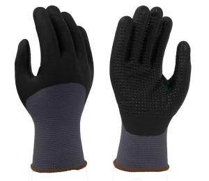China 24cm High Dexterity Cold Weather Extreme Winter Work Nitrile Gloves factory