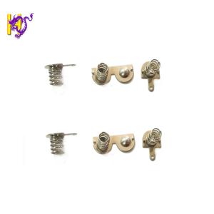 China Customized Stainless Steel AAA Battery Spring Contacts Nickel / Chrome Plated factory