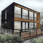 Zontop Modern Luxury Easy Assemble Steel Prefabricated 2 Story Prefabricated