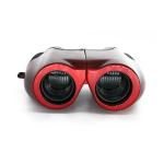 Pearl Red Porro Binocular FMC Optical Lens BAK4 Prism Telescope Mini Powerful