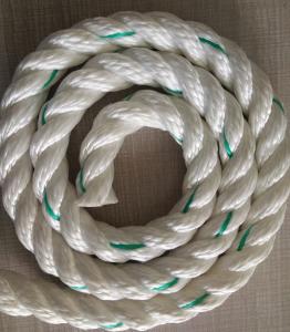 China Poly Dac Climbing Playground Rope Net 24mm 1&quot; 3 Strand Twisted factory