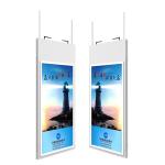 Ceiling roof mount 49" inch dual sided WIFI network Android signage display POP