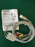 PN 98980314317 PHiliph ECG Machine Parts 3 Leads IEC Leadset Cable Original