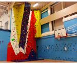 ODM Rock Climbing Wall Playground Equipment , Climbing Wall For Kids