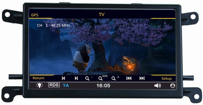 Autoradio gps bluetooth for Audi Q5 A4L A5 support iPod RDS Rear Camera OCB-8828