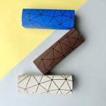 Luxury Fashion Handmade Leather Glasses Case Colorful Shockproof