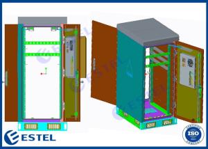 China 23U ESTEL Weatherproof Telecom Enclosure With Air Conditioner factory