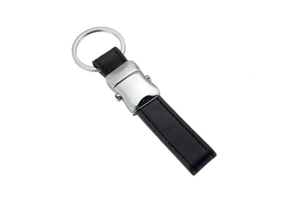 Laser Engraving Mini Key Holder Souvenir Personalised Leather Keyring 9mm