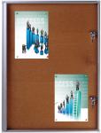 Square Landscape Silver 35mm Lockable Poster Case
