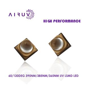 China Sell Like Hot Cakes 3838 SMD UVA LED Chip 365-395nm UV Curing Chip Led factory