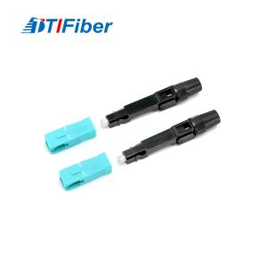 China Fiber Optic OM3 SC UPC Fast Connector FTTH Field Quick Assembly factory