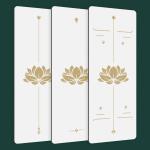 Custom Design Eco Polyurethane Leather Non-Toxic White Natural Rubber PU Yoga