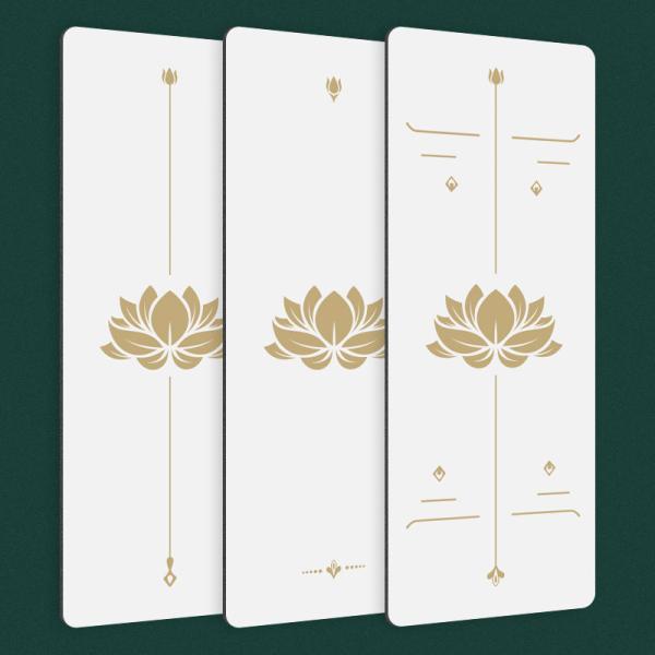 Custom Design Eco Polyurethane Leather Non-Toxic White Natural Rubber PU Yoga