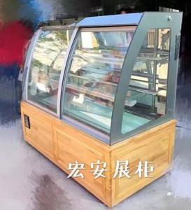 China Fan Cooling Cake Display Chiller , 220V 50HZ Cake Counter Display Unit factory