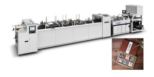 China Recycled Cardboard Box Packaging Machine , Custom Automatic Carton Box Making Machine factory
